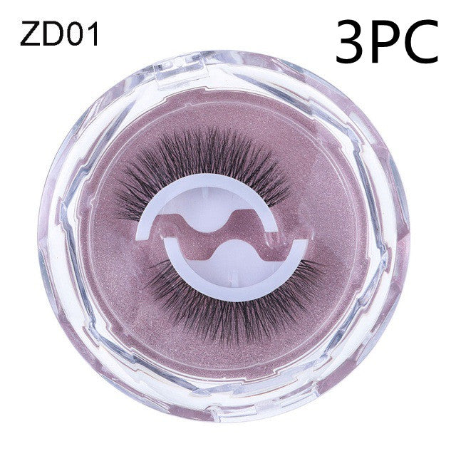 Self-adhesive Reusable Glue-free Eye Lashes With Natural Curl