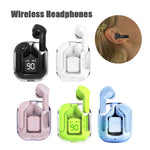 Load image into Gallery viewer, New Mini Transparent Wireless Bluetooth Headset Digital Display ENC Noise Reduction True Wireless Sports Music
