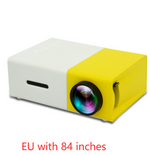 Load image into Gallery viewer, Portable Projector 3D Hd Led Home Theater Cinema HDMI-compatible Usb Audio Projector Yg300 Mini Projector
