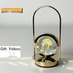 Load image into Gallery viewer, Metal Portable Ambience Light Bedroom Bedside Lamp Home Decor
