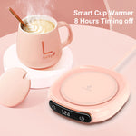 Load image into Gallery viewer, Coffee Mug Warmer Warm Coaster Smart Heating Cup Thermal Insulation Constant Temperature Coaster Heating Pad Desktop
