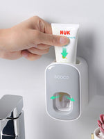 Load image into Gallery viewer, Wall Mounted Automatic Toothpaste Holder Bathroom Accessories Set Dispenser
