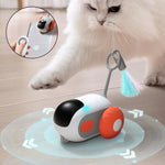 Load image into Gallery viewer, Remote Control Interactive Cat Car Toy USB Charging Chasing Automatic Self-moving Remote Smart Control Car Interactive Cat Toy Pet Products
