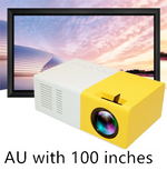 Load image into Gallery viewer, Portable Projector 3D Hd Led Home Theater Cinema HDMI-compatible Usb Audio Projector Yg300 Mini Projector
