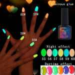 Load image into Gallery viewer, 6 Colors Luminous Glue Phototherapy Nail Glue UV Polish
