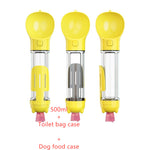 Load image into Gallery viewer, Pet Water Bottle Feeder Bowl Garbage Bag Storage Portable Pet Outdoor Travel 3 In 1 Dog Water Bottle
