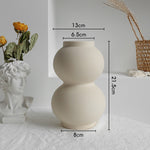 Load image into Gallery viewer, Simplicity Ceramic Vase Dry Flower Arrangement Home Decoration Ornament Living Room Display Art Vases
