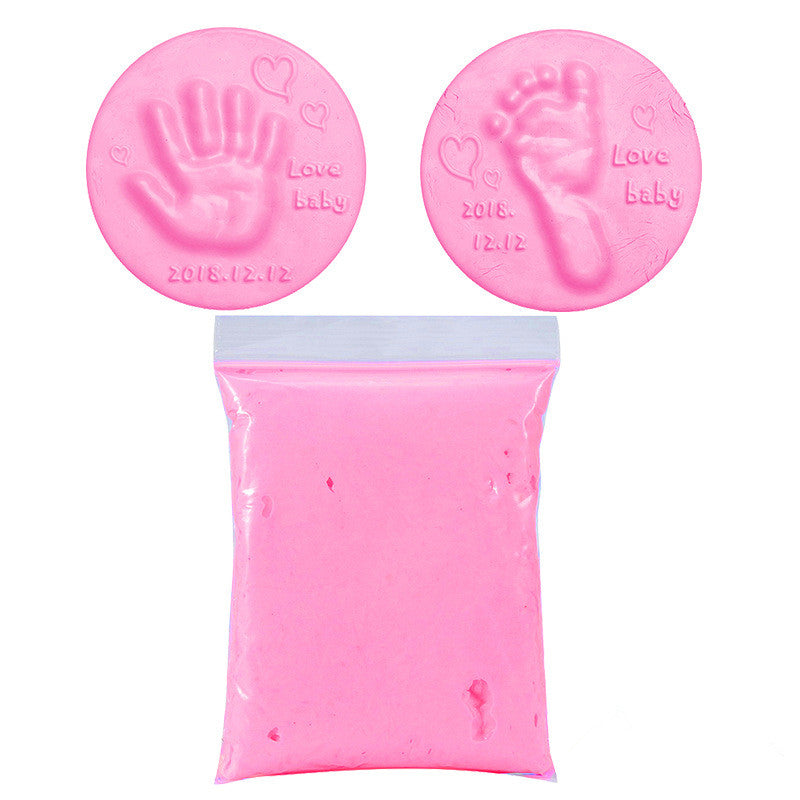 DIY Baby Care Hand and Foot Print Mud Handprint Footprint Fingerprint Anti-stress Children's Toy