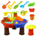 Load image into Gallery viewer, Water Table Set Summer Sand And Water Table Box Baby Kids Children Outdoor Beach Waterwheel Toys Family Play Set
