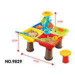 Load image into Gallery viewer, Water Table Set Summer Sand And Water Table Box Baby Kids Children Outdoor Beach Waterwheel Toys Family Play Set
