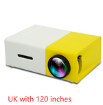 Load image into Gallery viewer, Portable Projector 3D Hd Led Home Theater Cinema HDMI-compatible Usb Audio Projector Yg300 Mini Projector
