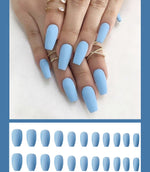 Load image into Gallery viewer, Frosted ballet fake nails
