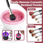 Load image into Gallery viewer, Electric Makeup Brush Cleaner Machine Portable Automatic USB Cosmetic Brush Cleaner Tools For All Size Beauty Makeup Brushes Set
