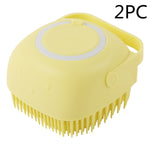 Load image into Gallery viewer, Silicone Dog Bath Massage Gloves Brush Pet Cat Bathroom Cleaning Tool Comb Brush For Dog Can Pour Shampoo Dog Grooming Supplies
