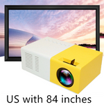 Load image into Gallery viewer, Portable Projector 3D Hd Led Home Theater Cinema HDMI-compatible Usb Audio Projector Yg300 Mini Projector
