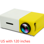 Load image into Gallery viewer, Portable Projector 3D Hd Led Home Theater Cinema HDMI-compatible Usb Audio Projector Yg300 Mini Projector
