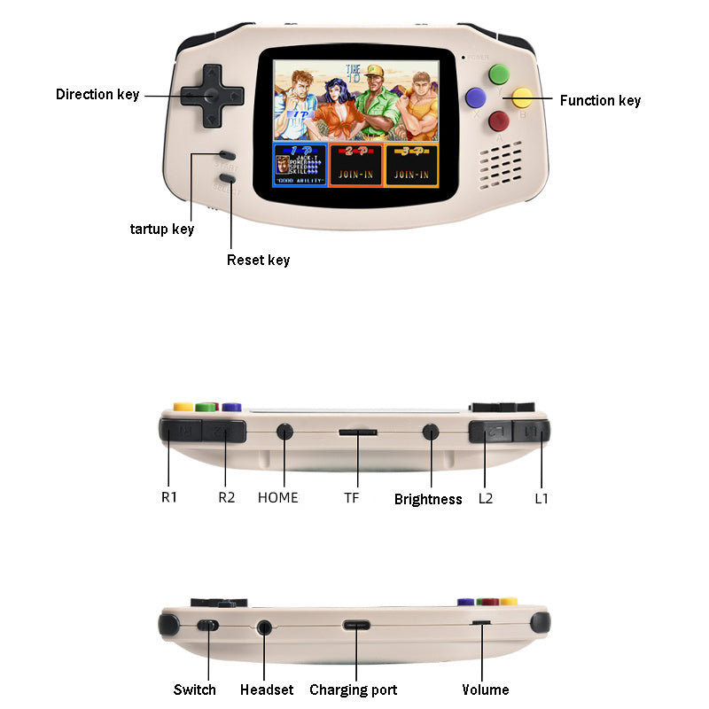 Pocket Pocket Game Console PS Retro GBA Arcade Emulator