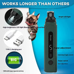 Load image into Gallery viewer, Dog Nail Grinder Electric Pet Nail Trimmers Rechargeable Cat Nail Grinders Super Quiet With 5-Speed Setting For Small Medium Large Dogs Cats Claw Care Pet Products
