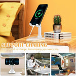 Load image into Gallery viewer, Cell Phone Stand Desktop Holder Tablet Stand Mount Mobile Phone Desktop Tablet Holder Table Cell Foldable Extend Support Desk Mobile Phone Holder Stand
