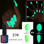 Load image into Gallery viewer, 6 Colors Luminous Glue Phototherapy Nail Glue UV Polish
