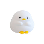 Load image into Gallery viewer, Cute Duck LED Night Lamp Cartoon Silicone USB Rechargeable Sleeping Light Touch Sensor Timing Bedroom Bedside Lamp For Kid Gift Home Decor
