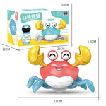 Load image into Gallery viewer, Children&#39;s Educational Water Toy Electric Pet Induction Walking Crab Music Light
