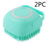 Load image into Gallery viewer, Silicone Dog Bath Massage Gloves Brush Pet Cat Bathroom Cleaning Tool Comb Brush For Dog Can Pour Shampoo Dog Grooming Supplies
