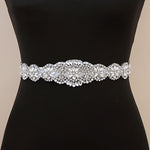 Load image into Gallery viewer, Bridal wedding belt with rhinestone decoration
