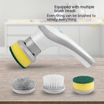 Load image into Gallery viewer, Electric Cleaning Brush 4 In 1 Spinning Scrubber Handheld Electric Cordless Cleaning Brush Portable
