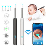 Load image into Gallery viewer, NE3 Ear Cleaner Otoscope Ear Wax Removal Tool With Camera LED Light Wireless Ear Endoscope Ear Cleaning Kit For I-phone
