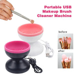 Load image into Gallery viewer, Electric Makeup Brush Cleaner Machine Portable Automatic USB Cosmetic Brush Cleaner Tools For All Size Beauty Makeup Brushes Set
