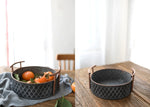 Load image into Gallery viewer, Retro Iron Storage Basket Craftsmanship
