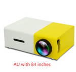 Load image into Gallery viewer, Portable Projector 3D Hd Led Home Theater Cinema HDMI-compatible Usb Audio Projector Yg300 Mini Projector
