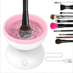 Load image into Gallery viewer, Electric Makeup Brush Cleaner Machine Portable Automatic USB Cosmetic Brush Cleaner Tools For All Size Beauty Makeup Brushes Set
