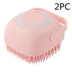 Load image into Gallery viewer, Silicone Dog Bath Massage Gloves Brush Pet Cat Bathroom Cleaning Tool Comb Brush For Dog Can Pour Shampoo Dog Grooming Supplies
