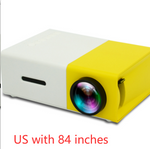 Load image into Gallery viewer, Portable Projector 3D Hd Led Home Theater Cinema HDMI-compatible Usb Audio Projector Yg300 Mini Projector
