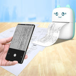 Load image into Gallery viewer, Mini Printer Portable Mini Bluetooth WiFi New Wrong Printer Mobile Phone Photo Title Note Hot Print Pocket Student Error Label Printer
