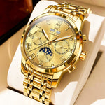 Load image into Gallery viewer, Multifunctional Moon Phase Automatic Mechanical Watch Waterproof Watch
