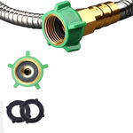 Load image into Gallery viewer, Stainless Steel Garden Hose With Brass Garden Hose Nozzle
