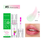 Load image into Gallery viewer, Flower Color Changing Lip Oil Moisturizing Jelly Lipgloss Clear Temperature Change Liquid Lipstick Reduce Lip Line Make Up
