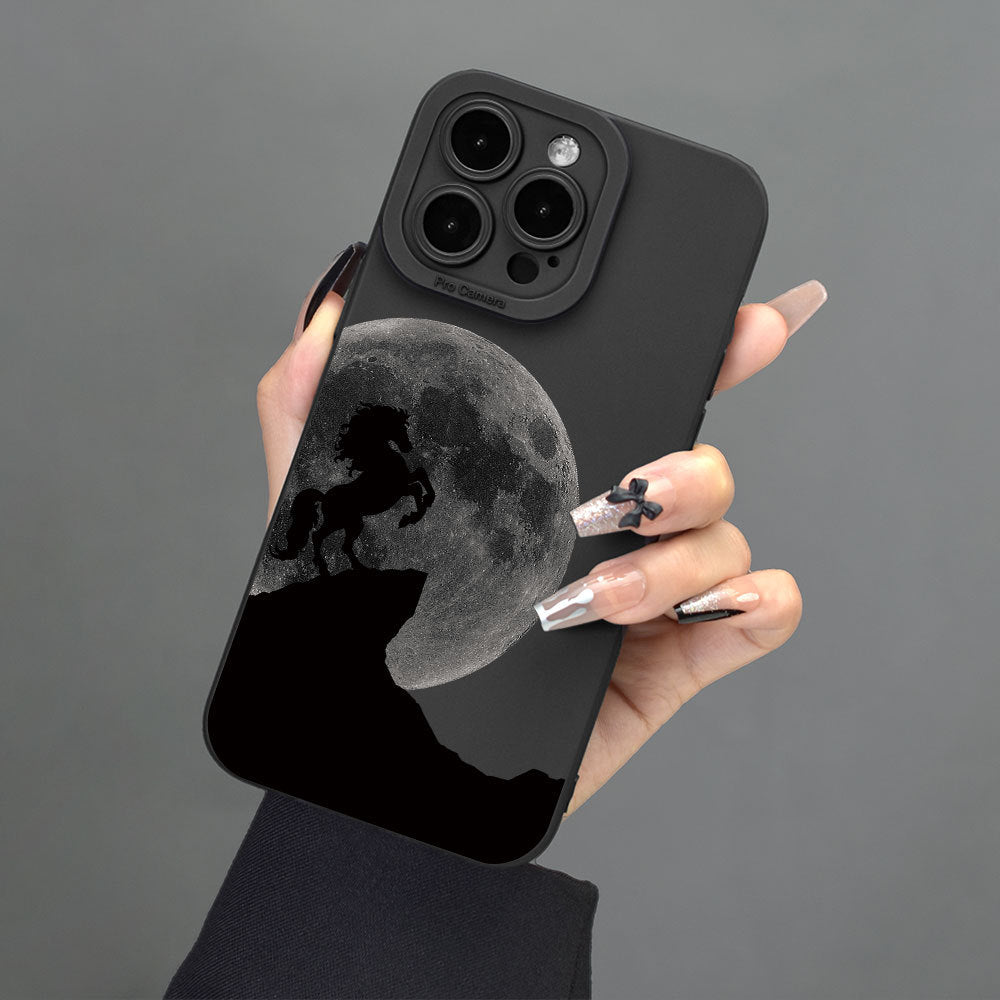 Phone Case Steed Moon All-inclusive Lens Soft Case