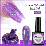 Load image into Gallery viewer, Popular Diamond In The Debris Glue Sequins Laser UV Polish Nail Art
