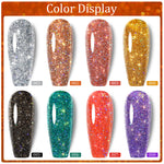 Load image into Gallery viewer, Popular Diamond In The Debris Glue Sequins Laser UV Polish Nail Art
