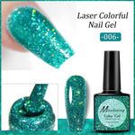 Load image into Gallery viewer, Popular Diamond In The Debris Glue Sequins Laser UV Polish Nail Art
