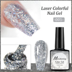 Load image into Gallery viewer, Popular Diamond In The Debris Glue Sequins Laser UV Polish Nail Art
