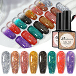 Load image into Gallery viewer, Popular Diamond In The Debris Glue Sequins Laser UV Polish Nail Art
