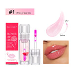 Load image into Gallery viewer, Flower Color Changing Lip Oil Moisturizing Jelly Lipgloss Clear Temperature Change Liquid Lipstick Reduce Lip Line Make Up
