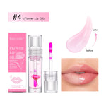 Load image into Gallery viewer, Flower Color Changing Lip Oil Moisturizing Jelly Lipgloss Clear Temperature Change Liquid Lipstick Reduce Lip Line Make Up
