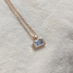 Load image into Gallery viewer, Women&#39;s Minimalist Candy Aquamarine Perfume Bottle Necklace
