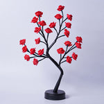 Load image into Gallery viewer, Table Lamp Flower Tree Rose Lamps Fairy Desk Night Lights USB Operated Gifts For Wedding Valentine Christmas Decoration
